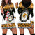 Custom Hawaii James Campbell High School Christmas Hoodie Dress Tropical Santa Claus LT05 - Polynesian Pride