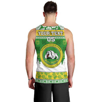 Custom Hawaii Kaimuki High School Christmas Men Tank Top Tropical Santa Claus LT05 - Polynesian Pride