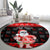 Custom Hawaii Kalani High School Christmas Round Carpet Tropical Santa Claus LT05 - Polynesian Pride