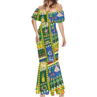 Solomon Islands Christmas Mermaid Dress Festive Beach Vibes LT05 - Polynesian Pride