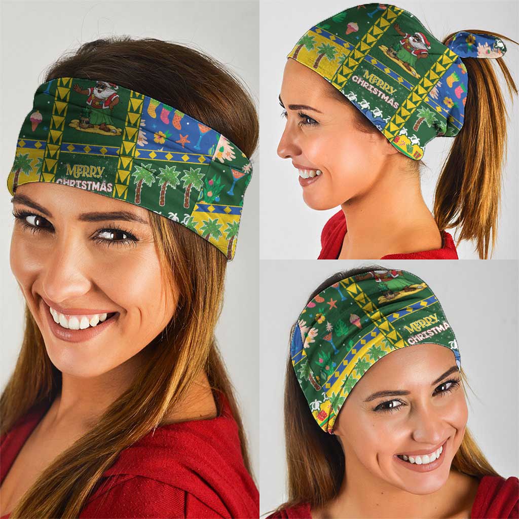 Solomon Islands Christmas Neck Gaiter Festive Beach Vibes LT05 - Polynesian Pride