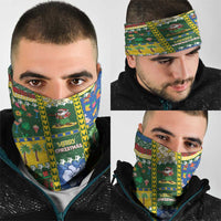 Solomon Islands Christmas Neck Gaiter Festive Beach Vibes LT05 - Polynesian Pride