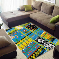 Tuvalu Christmas Area Rug Festive Beach Vibes LT05 - Polynesian Pride