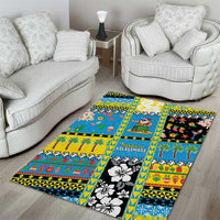 Tuvalu Christmas Area Rug Festive Beach Vibes LT05 - Polynesian Pride