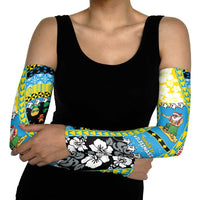 Tuvalu Christmas Arm Sleeves Festive Beach Vibes LT05 - Polynesian Pride