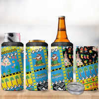 Tuvalu Christmas 4 in 1 Can Cooler Tumbler Festive Beach Vibes LT05 - Polynesian Pride