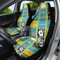 Tuvalu Christmas Car Seat Cover Festive Beach Vibes LT05 - Polynesian Pride