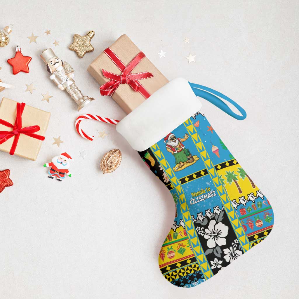 Tuvalu Christmas Stocking Festive Beach Vibes LT05 - Polynesian Pride