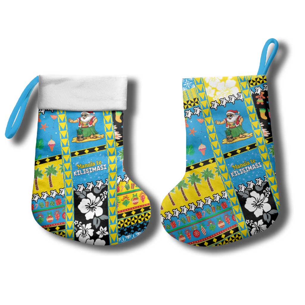 Tuvalu Christmas Stocking Festive Beach Vibes LT05 - Polynesian Pride