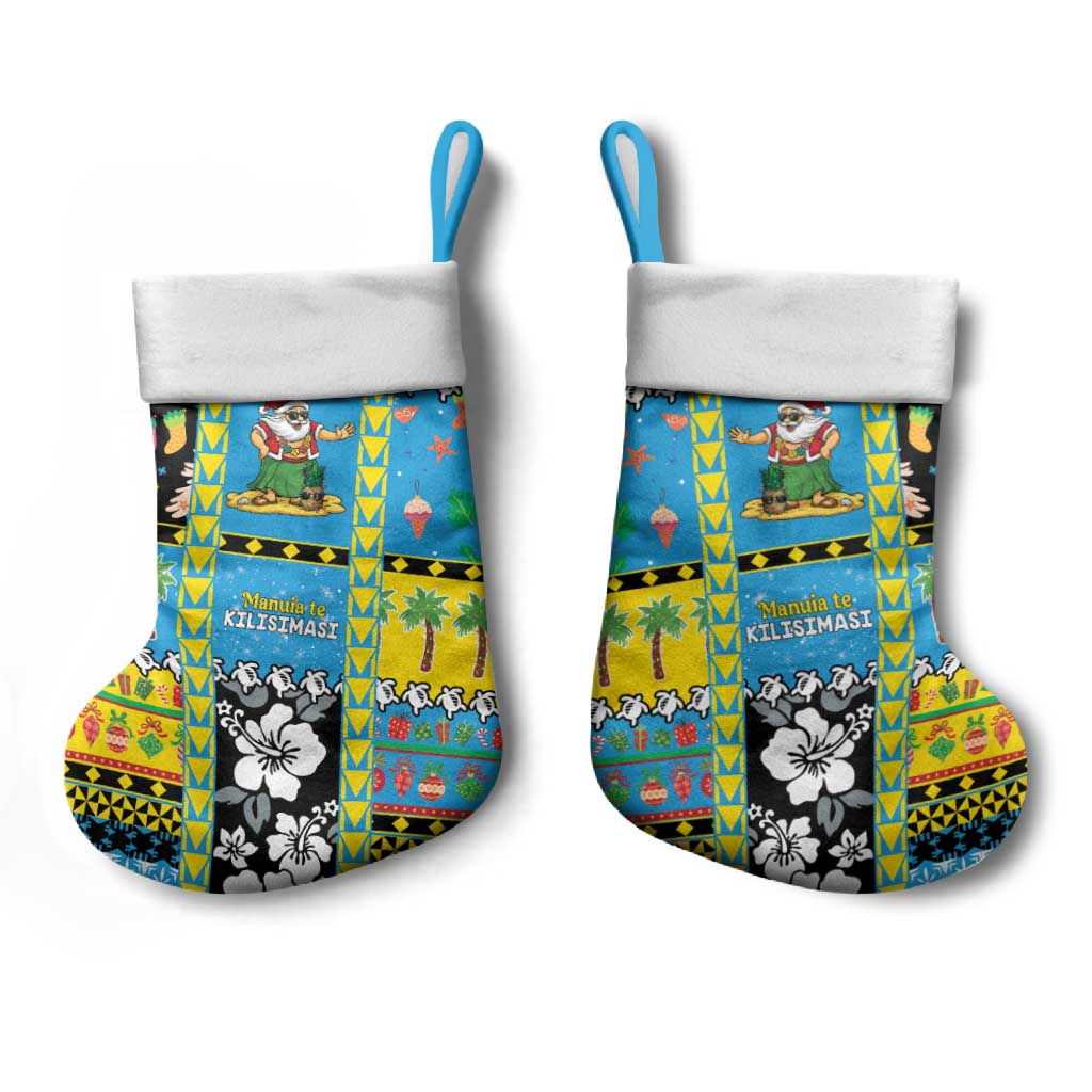 Tuvalu Christmas Stocking Festive Beach Vibes LT05 - Polynesian Pride