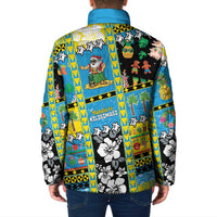 Tuvalu Christmas Padded Jacket Festive Beach Vibes LT05 - Polynesian Pride