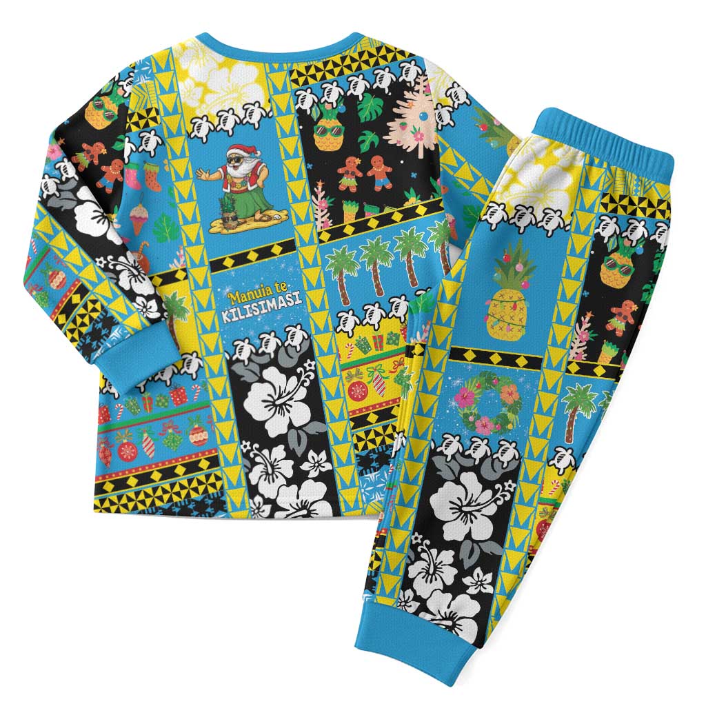Tuvalu Christmas Pajama Set Festive Beach Vibes LT05 - Polynesian Pride