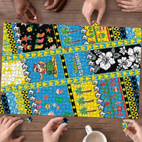 Tuvalu Christmas Puzzle Festive Beach Vibes LT05 - Polynesian Pride