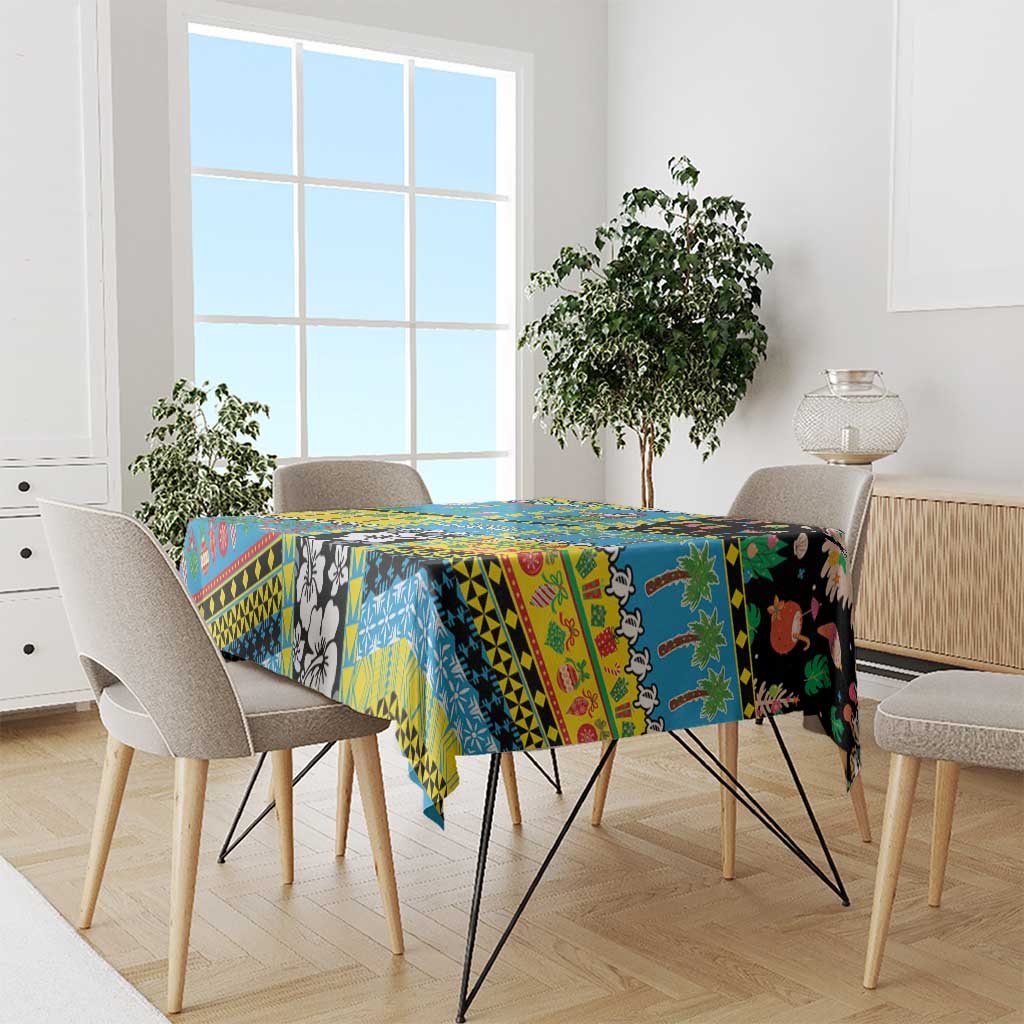 Tuvalu Christmas Tablecloth Festive Beach Vibes LT05 - Polynesian Pride