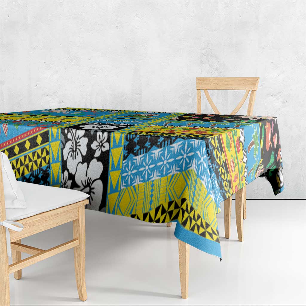 Tuvalu Christmas Tablecloth Festive Beach Vibes LT05 - Polynesian Pride