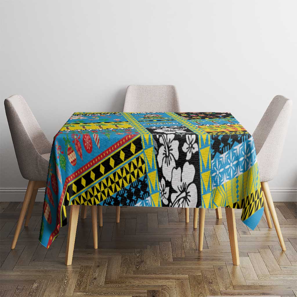 Tuvalu Christmas Tablecloth Festive Beach Vibes LT05 - Polynesian Pride