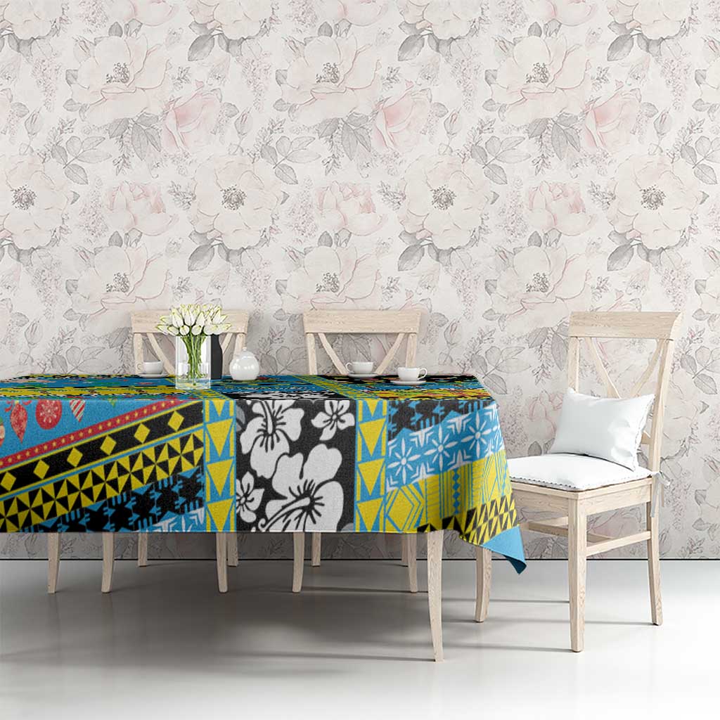 Tuvalu Christmas Tablecloth Festive Beach Vibes LT05 - Polynesian Pride