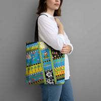 Tuvalu Christmas Tote Bag Festive Beach Vibes LT05 - Polynesian Pride