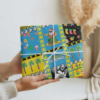 Tuvalu Christmas Wrapping Paper Festive Beach Vibes LT05 - Polynesian Pride