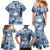 Samoa 685 Family Matching Mermaid Dress and Hawaiian Shirt Polynesian Pattern Tie Dye Style