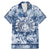 Samoa 685 Family Matching Mermaid Dress and Hawaiian Shirt Polynesian Pattern Tie Dye Style