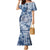 Samoa 685 Family Matching Mermaid Dress and Hawaiian Shirt Polynesian Pattern Tie Dye Style