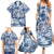 Samoa 685 Family Matching Summer Maxi Dress and Hawaiian Shirt Polynesian Pattern Tie Dye Style