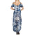 Samoa 685 Family Matching Summer Maxi Dress and Hawaiian Shirt Polynesian Pattern Tie Dye Style