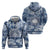 Samoa 685 Hoodie Polynesian Pattern Tie Dye Style