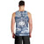 Samoa 685 Men Tank Top Polynesian Pattern Tie Dye Style