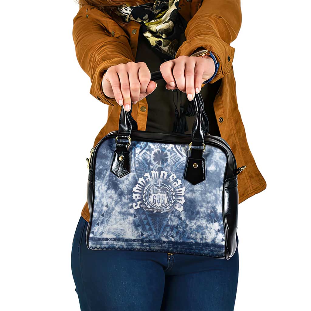 Samoa 685 Shoulder Handbag Polynesian Pattern Tie Dye Style LT05 One Size Blue - Polynesian Pride