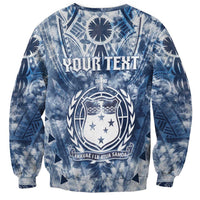 Samoa 685 Sweatshirt Polynesian Pattern Tie Dye Style LT05 - Polynesian Pride