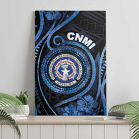 Northern Mariana Islands Canvas Wall Art Ocean Floral Pattern LT05 - Polynesian Pride
