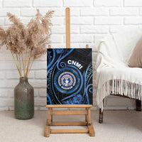 Northern Mariana Islands Canvas Wall Art Ocean Floral Pattern LT05 - Polynesian Pride