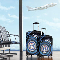 Northern Mariana Islands Luggage Cover Ocean Floral Pattern LT05 - Polynesian Pride
