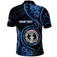 Personalized Northern Mariana Islands Polo Shirt Ocean Floral Pattern LT05 - Polynesian Pride
