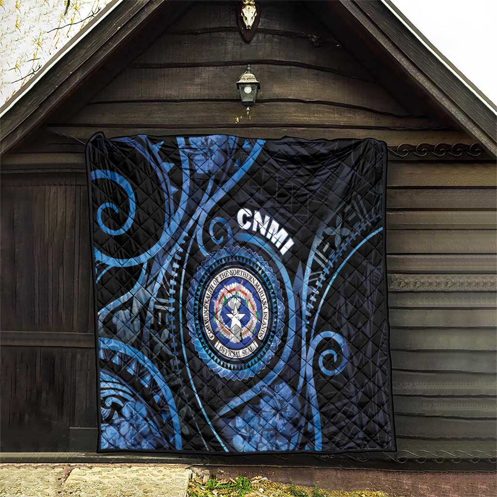 Northern Mariana Islands Quilt Ocean Floral Pattern LT05 - Polynesian Pride