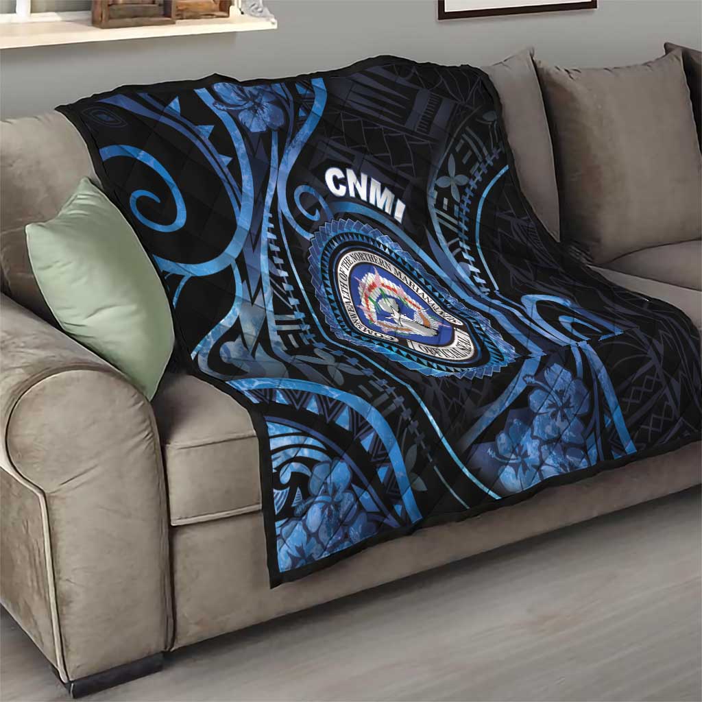 Northern Mariana Islands Quilt Ocean Floral Pattern LT05 - Polynesian Pride