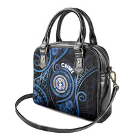 Northern Mariana Islands Shoulder Handbag Ocean Floral Pattern LT05 - Polynesian Pride