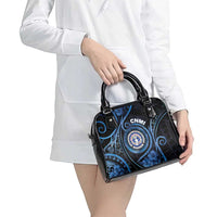 Northern Mariana Islands Shoulder Handbag Ocean Floral Pattern LT05 - Polynesian Pride