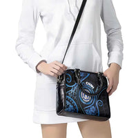 Northern Mariana Islands Shoulder Handbag Ocean Floral Pattern LT05 - Polynesian Pride