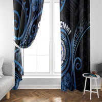 Northern Mariana Islands Window Curtain Ocean Floral Pattern LT05 - Polynesian Pride