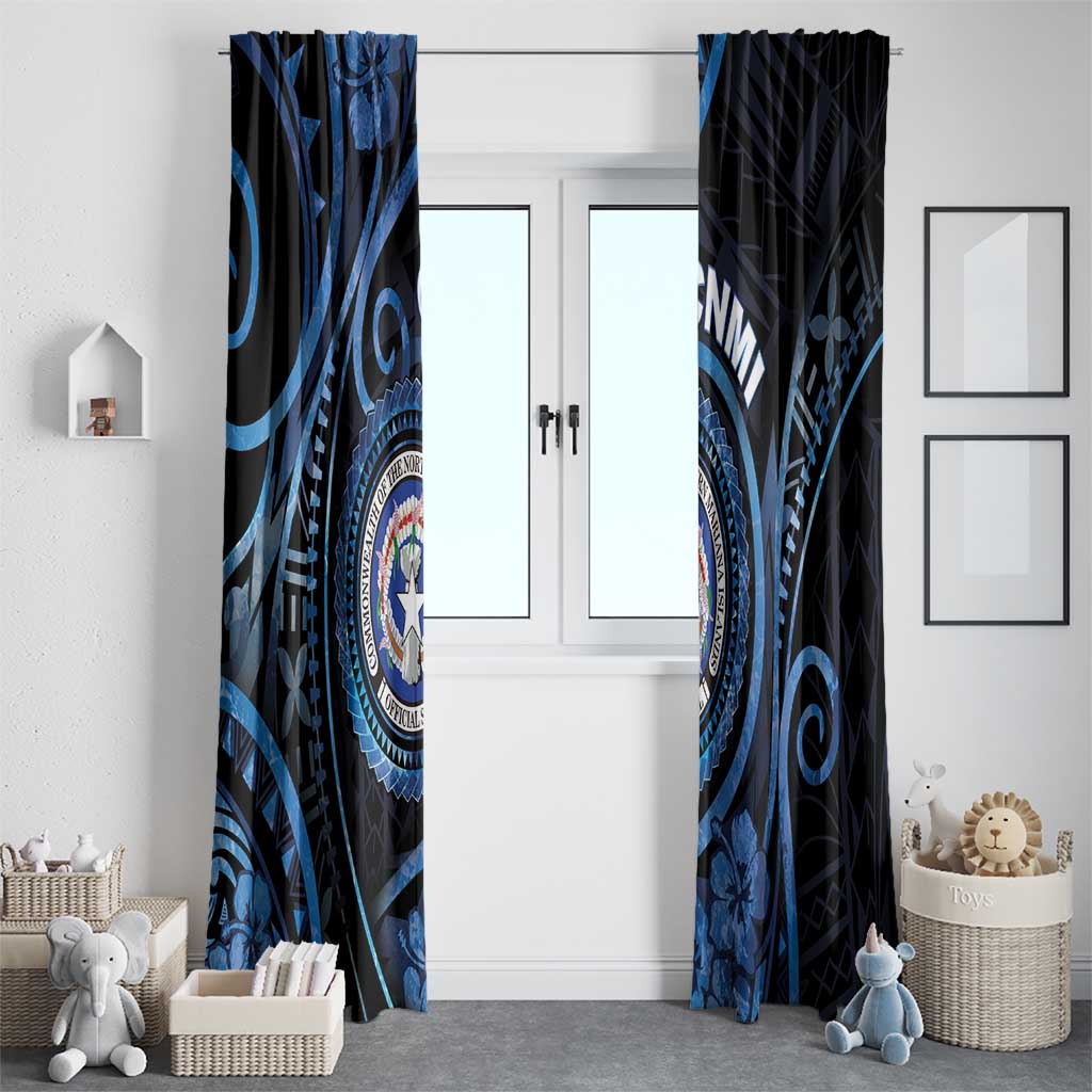 Northern Mariana Islands Window Curtain Ocean Floral Pattern LT05 - Polynesian Pride