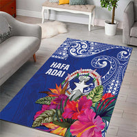 Hafa Adai Northern Mariana Islands Area Rug Polynesian Tribal Pattern LT05 - Polynesian Pride
