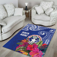 Hafa Adai Northern Mariana Islands Area Rug Polynesian Tribal Pattern LT05 - Polynesian Pride