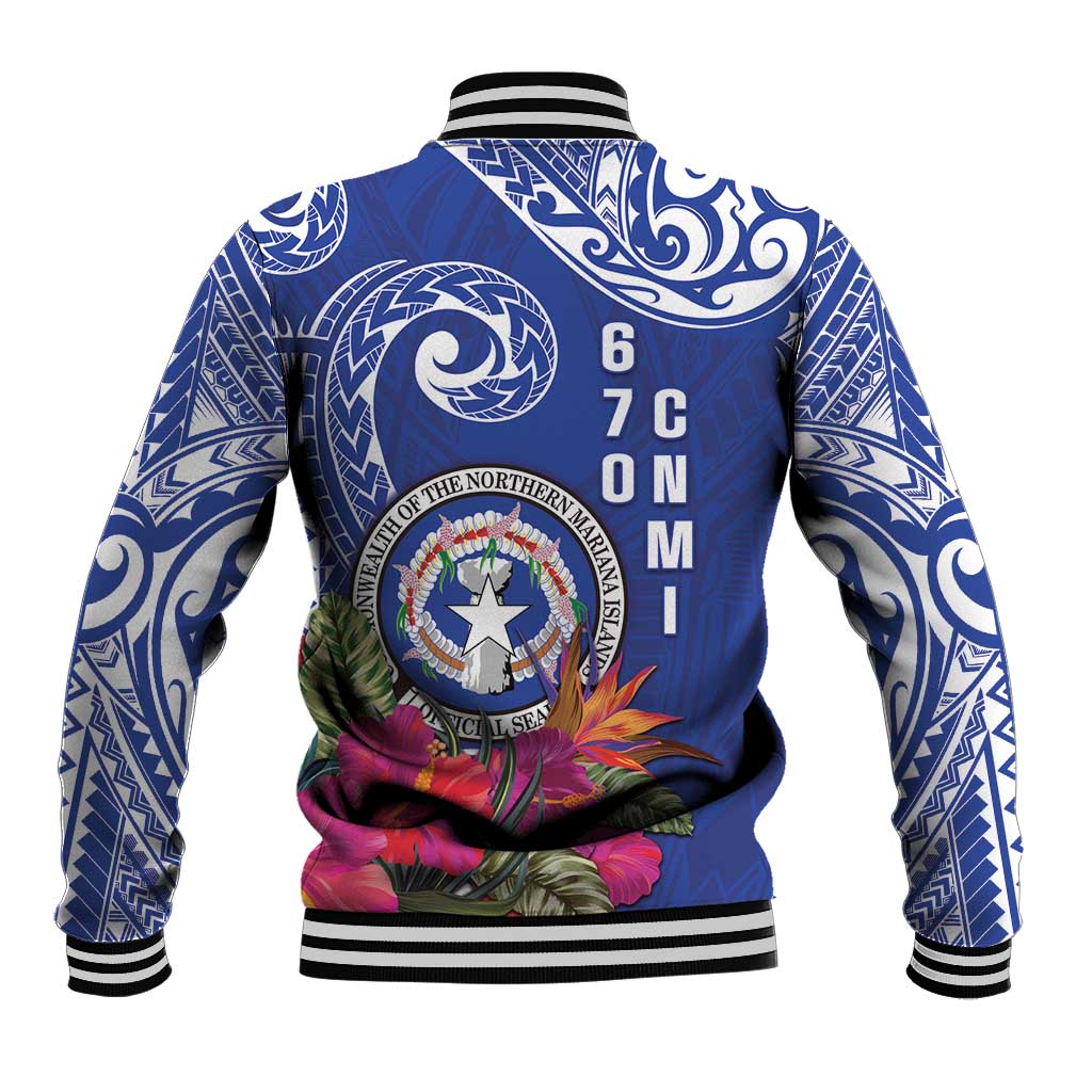 Hafa Adai Northern Mariana Islands Baseball Jacket Polynesian Tribal Pattern LT05 - Polynesian Pride