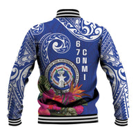 Hafa Adai Northern Mariana Islands Baseball Jacket Polynesian Tribal Pattern LT05 - Polynesian Pride