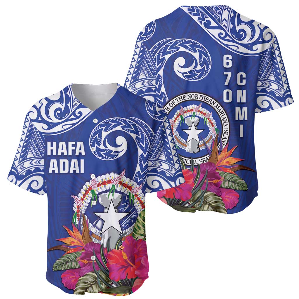 Hafa Adai Northern Mariana Islands Baseball Jersey Polynesian Tribal Pattern LT05 - Polynesian Pride