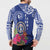 Hafa Adai Northern Mariana Islands Button Sweatshirt Polynesian Tribal Pattern