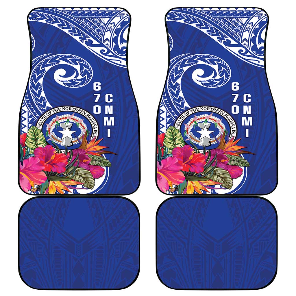 Hafa Adai Northern Mariana Islands Car Mats Polynesian Tribal Pattern LT05 - Polynesian Pride